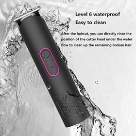 FSCLJ Tondeuse à Cheveux 100-240V Tondeuse à Cheveux Professionnelle sans Fil pour Hommes pour Tondeuse à Barbe et Corps Tond