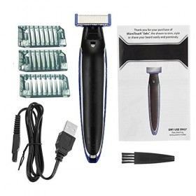 Bluelover Rasoir Électrique Rechargeables Barbe Tondeuse Rasoir Smart Razor Machine À Raser Portable