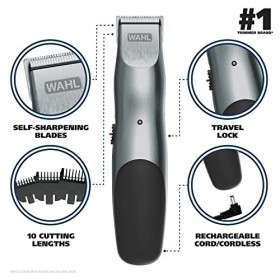 Wahl Barbe filaire/sans fil tondeuse rechargeable 9918–6171