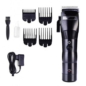 FSCLJ Tondeuse à Cheveux électrique 100-240V Tondeuse à Huile sans Fil avec Tondeuse à Cheveux à Lame en Acier Inoxydable à A