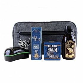 Hey Joe – Bearded Survival Kit Deluxe nº 3 | Kit de règlement Barbas qui comprend : Huile, Balsamo, Shampooing, brosse pour b
