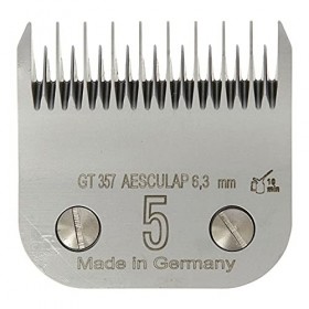 Kerbl GT357 SnapOn Aesculap Lot de 50 têtes de rasage 5 têtes de coupe 6,3 mm