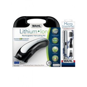 Wahl 79600-5640 – Clipper au lithium Ion avec double Head Ear and Nose Trimmer