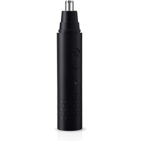 BREWIX Tondeuse à poils de nez 2 en 1 Tondeuse à poils de nez rechargeable USB Rasoir à barbe électrique Oreille Nez Coupe de