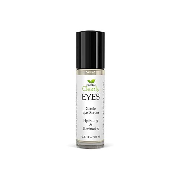 Clearly EYES Sérum Anti-Âge pour Yeux | Application à Bille pour Hydrater, Raffermir et Illuminer les Yeux Fatigués | Mélange