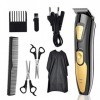 XJZKA Tondeuses à Cheveux électriques pour Hommes Tondeuse à Cheveux Rechargeable sans Fil Machine de Coupe Kit de toilettage