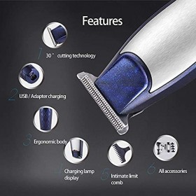 XJZKA Tondeuse à Cheveux Tondeuse à Cheveux électrique Professionnelle sans Fil Tondeuse à Cheveux électrique Chauve Tondeuse