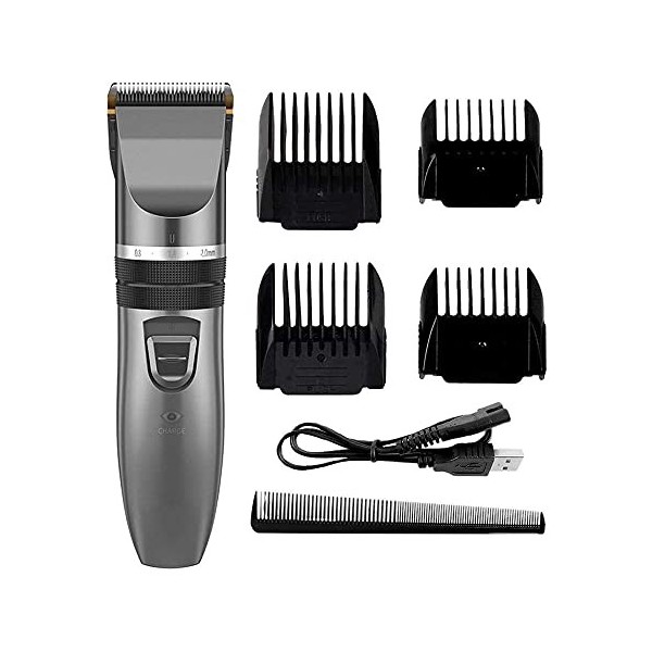 XJZKA Tondeuses à Cheveux pour Hommes KidsProfessional Kit de Coupe de Cheveux sans Fil Rechargeable Machine de Coupe de Chev