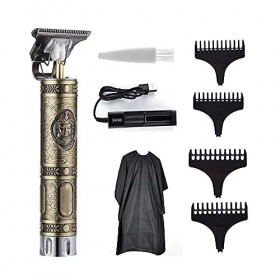 XJZKA Barbershop Tondeuses À Cheveux Professionnel Électrique Outliner Détail Tondeuse Étanche sans Fil Tondeuse Kit pour Hom
