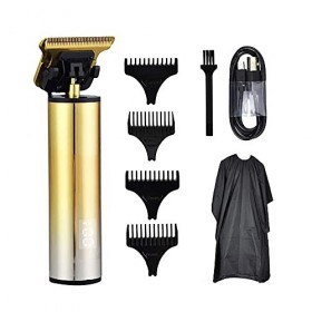 XJZKA Tondeuse à Cheveux Rechargeable USB Tondeuse électrique de détail Tondeuse à Affichage LED Tondeuse à Cheveux sans Fil 