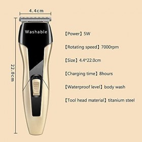 XJZKA Tondeuse à Cheveux électrique pour Hommes Tondeuse sans Fil Kit de Rasage Tondeuse à Cheveux étanche Cisailles davion 