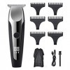 XJZKA Tondeuse à Cheveux pour Hommes Tondeuse à Barbe à Lame en T avec écran LCD Kit de toilettage pour Coiffeur Machine de C