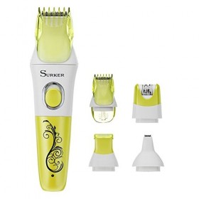 Bluelover 6 en 1 Épilateur Rechargeable Plein Corps Épilation Visage Aisselle Bikini Ligne Jambes Épilation