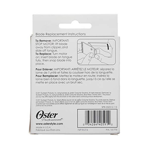 Oster Professional Detachable Flattop T-Blade by Oster