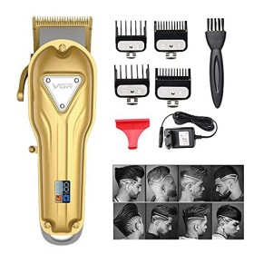 XJZKA Tondeuse à Cheveux Tondeuse à Cheveux Professionnelle sans Fil Tondeuse à Cheveux réglable multifonctionnelle 7 en 1 po