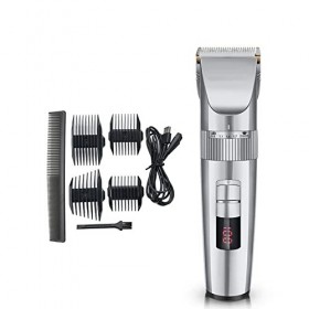 WYKDL Kit Tondeuse à Cheveux for Hommes et Outils de Trimmer for Hommes, kit de toilettage for Hommes Rechargeables LED Affic