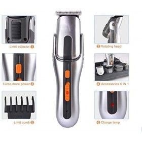 Brosse pour chien Professionnel Rasoirs sans fil Haircut tondeuse à cheveux sans fil Tondeuse rechargeable étanche Beard élec