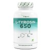 L-Tyrosine - 240 capsules - 1300 mg par portion journalière - 4 mois dapprovisionnement - Végétalien - Dosage élevé - Acide 