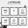 L-Citrulline Powder - 500 g - L-Citrulline DL-Malate 2:1 - Solubilité optimale - Vegan - Sans additifs - De fermentation végé