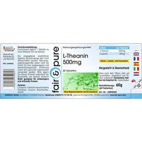 Fair & Pure® - L-Théanine 500mg - végan - 60 comprimés