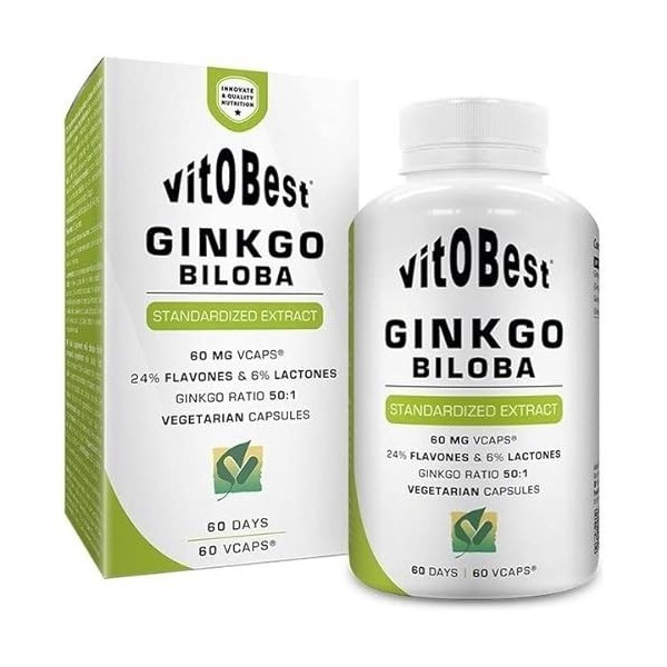 VITOBEST GINKGO BILOBA, 60 Vegecaps