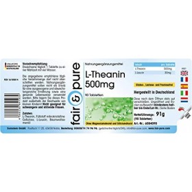 Fair & Pure® - L-Théanine 500mg - vegan - 90 comprimés
