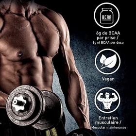 BCAA COMPRIMÉS 10.1.1 - Acides aminés Musculation Vegan Hautement dosés - Votre Allié Pour Des Entrainements Efficaces - Perf