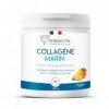 COLLAGÈNE MARIN Breveté en Poudre + Vit C | 250 Grammes de Peptides de Collagène Purs de Type 1 | Articulations Souples, Peau