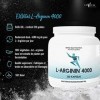 EXVital L-Arginine 4000 Base, hautement dosée, 320 gélules de qualité supérieure allemande, acides aminés semi-essentiels, vé