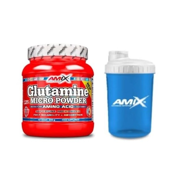 AMIX NUTRITION GLUTAMINE MICRO POWER 300 GR + BATIDOR