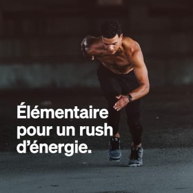 Pre-Workout Booster à la caféine – goût orange sanguine – avec acides aminés, théanine et EGCG – végane, hautement dosé – pro