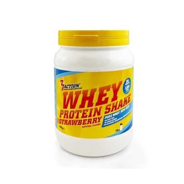 3Action Whey Protein Shake 450 g Strawberry