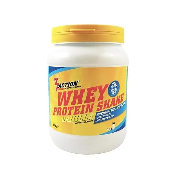 3Action Whey Protein Shake 450 g Vanille