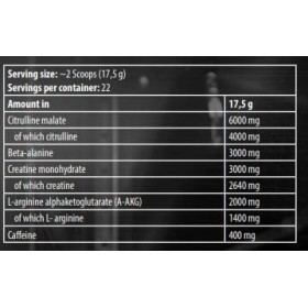 KEVIN LEVRONE Shaaboom Pump Black Line Booster de pré-entraînement – Saveur Blue Raspberry – Boîte de 385 g