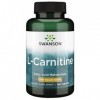 Swanson, L-Carnitine L-Carnitine Base , 500mg, 100 Comprimés végétaliens, Hautement Dosés, Testés en Laboratoire, Végétarien