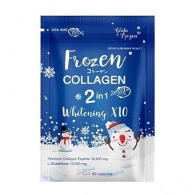 2 paquets Frozen Collagen 2in1 Whitening x10 blanchiment de la peau
