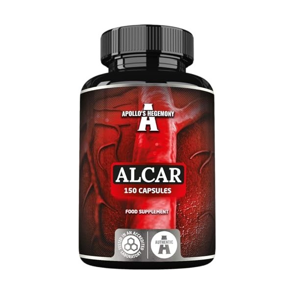 Acetyl L-Carnitine HCL 550 mg | ALCAR 150 Capsules | 5 Mois dapprovisionnement | Supplément alimentaire à haute dose dacide