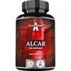 Acetyl L-Carnitine HCL 550 mg | ALCAR 150 Capsules | 5 Mois dapprovisionnement | Supplément alimentaire à haute dose dacide