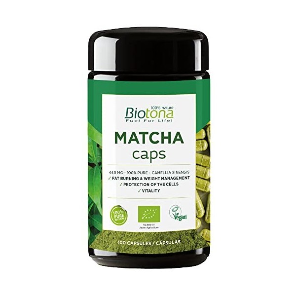 Biotona Matcha Ecológica 100 cápsulas