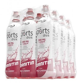 Best Body Nutrition Sports Drink with L-Carnitin RTD 12x500ml Cerise sauvage