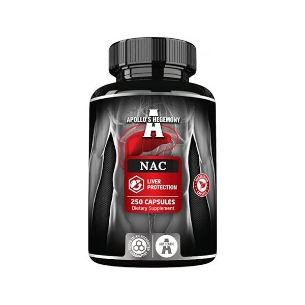 NAC 500 mg | N-Acetyl L-Cysteine 250 gélules végétaliennes | approvisionnement de 8 mois | Supplément alimentaire dacides am