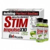 Beverly Stim Impulse X10 | Pré entraînement 20 flacons x 60 ml | Goût Pomme | Bêta Alanine, Citrulline, Glycérol, Arginine et