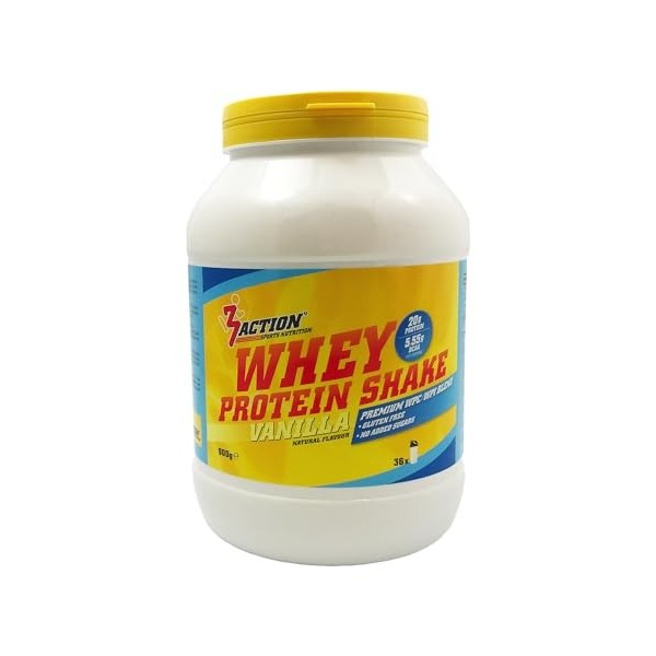 3Action WHEY PROTEIN SHAKE 900G Vanille