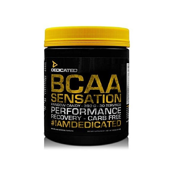 Dedicated Nutrition BCAA Rainbow Candy Sensation Pichet à eau 30 portions 2,2 l