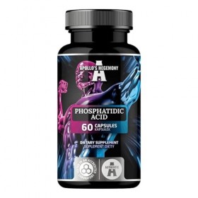 Acide phosphatidique 750mg par dose journalière - 60 gélules végétaliennes - 1 mois dapprovisionnement - Soutien naturel des