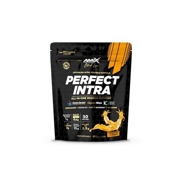 Amix Black Line Perfect Intra 870 g Sabor Piña mangue