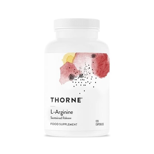 Thorne L-Arginine Perfusia-SR - L-Arginine à Libération Prolongée pour Soutenir la Santé Cardiaque, la Production dOxyde N