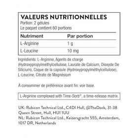 Thorne L-Arginine Perfusia-SR - L-Arginine à Libération Prolongée pour Soutenir la Santé Cardiaque, la Production dOxyde N