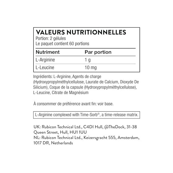 Thorne L-Arginine Perfusia-SR - L-Arginine à Libération Prolongée pour Soutenir la Santé Cardiaque, la Production dOxyde N