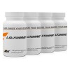 L - GLUTAMINE * PACK 3+1 GRATUIT * 570 mg / 480 gélules * Pureté garantie 99% min. * Immunitaire, Performances sportives dou